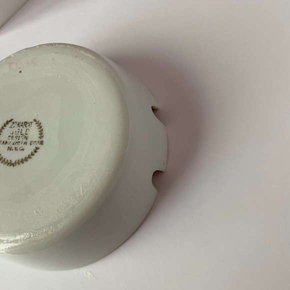 Ashtray National Cowboy Hall of Fame Oklahoma 22 Karat Gold Parksmith Corp VTG - Picture 6 of 8